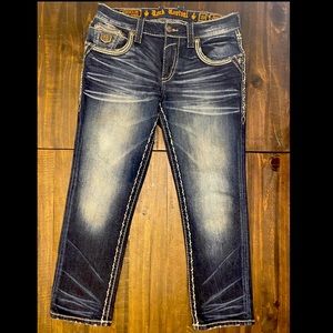 Men’s Rock Revival Jaser Straight Jeans